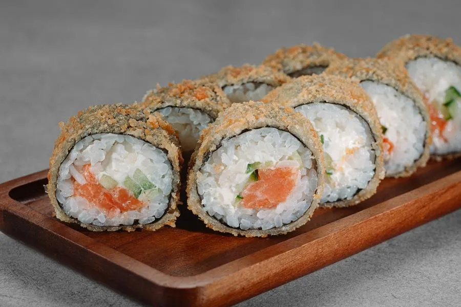 Темпура с лососем